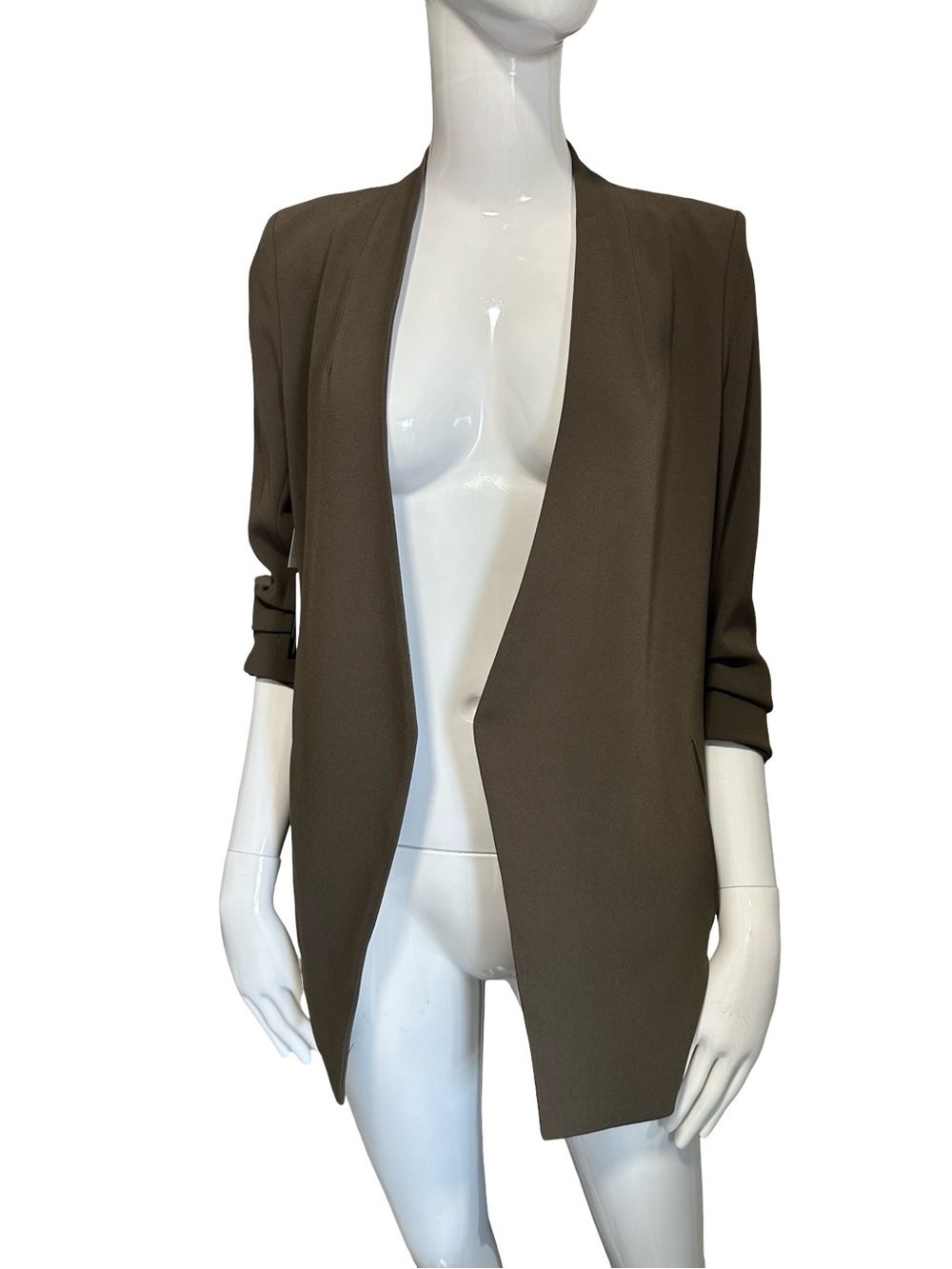 Babaton Olive Open-Front Blazer Jacket - Picture 2 of 11